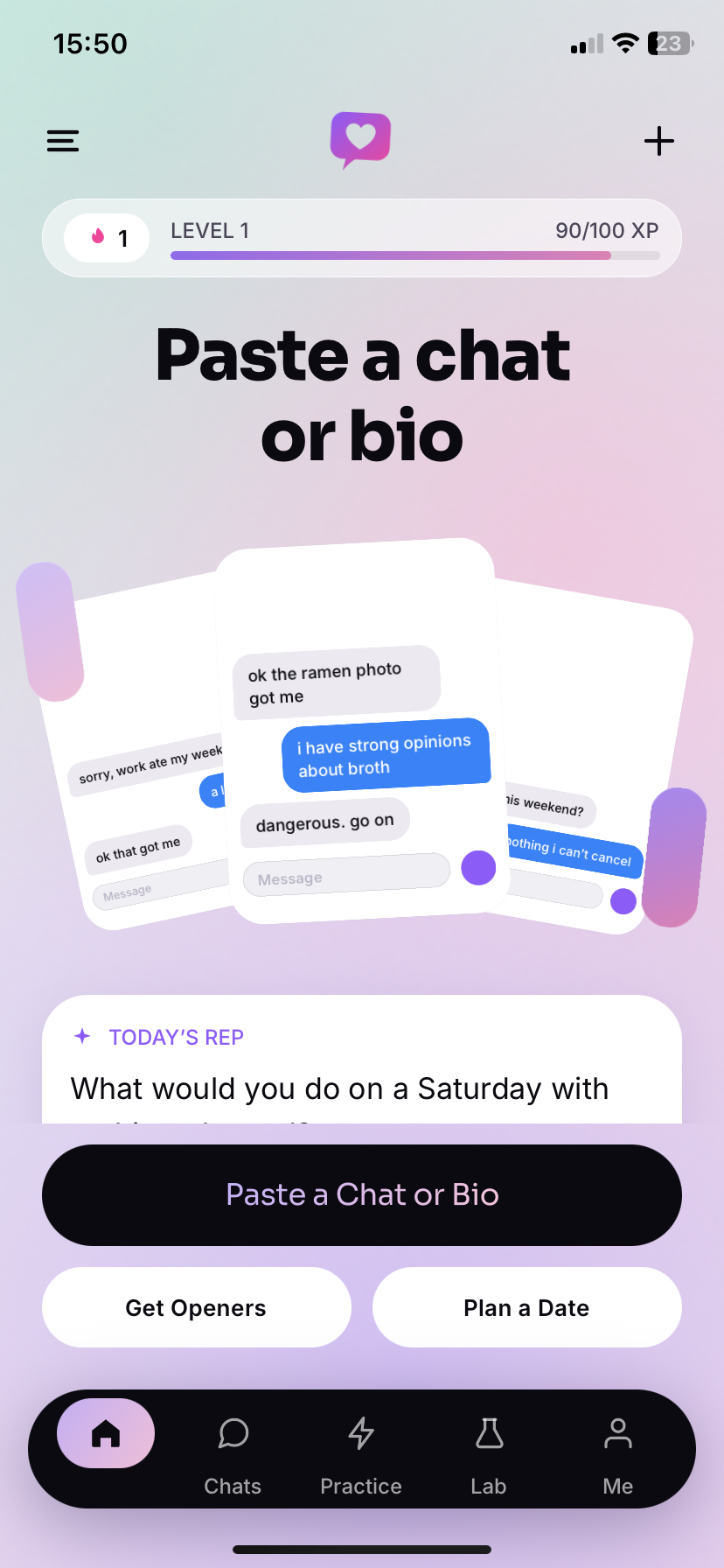 Spark: Dating Assistant — Spark is a dating coach, not another swiping app. It works with the apps you already use.